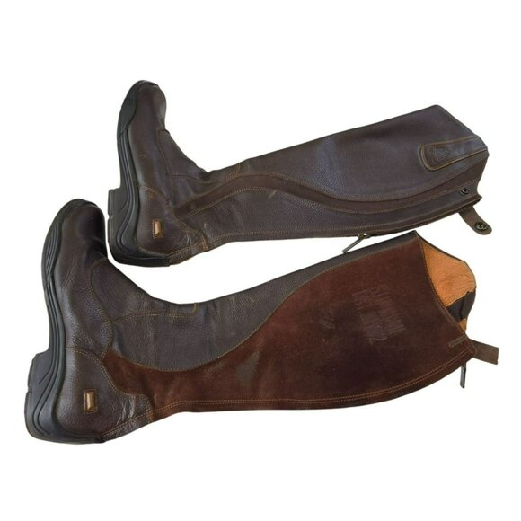 Brogini Supreme Long Leather Riding Boots Size 37, 44.5, 44 Brown JJ4108 - Picture 15 of 16